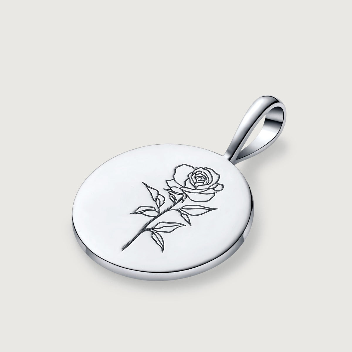 Colier din Argint Birthflower Bloom Silver - June Rose