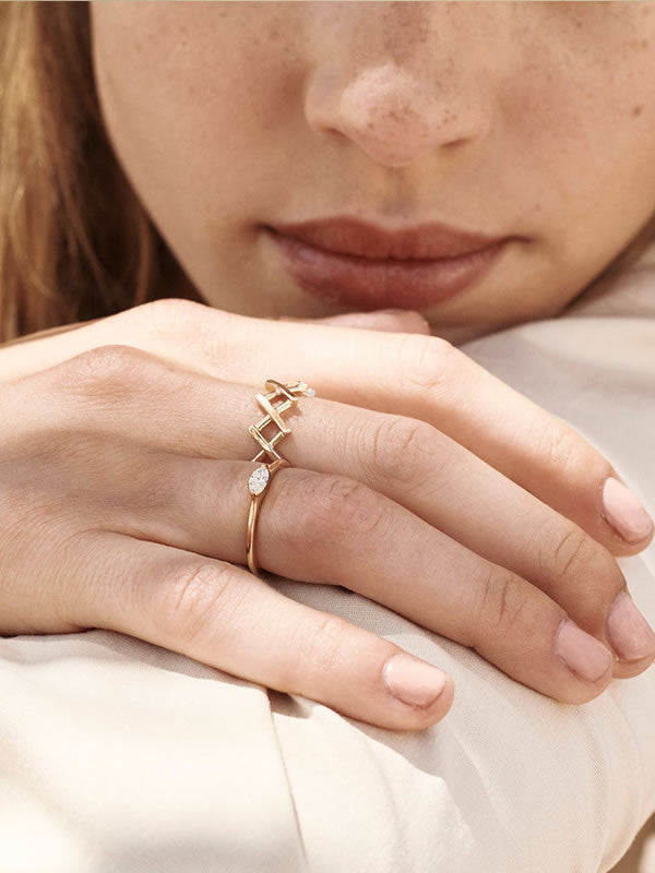 Inel din Argint Silver Architectural Bold