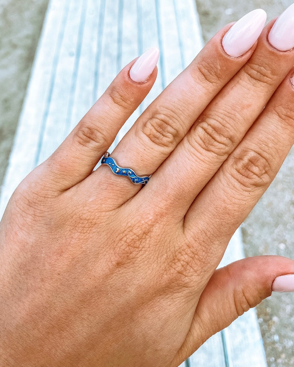 Inel din Argint Starry Sky From Van Gogh