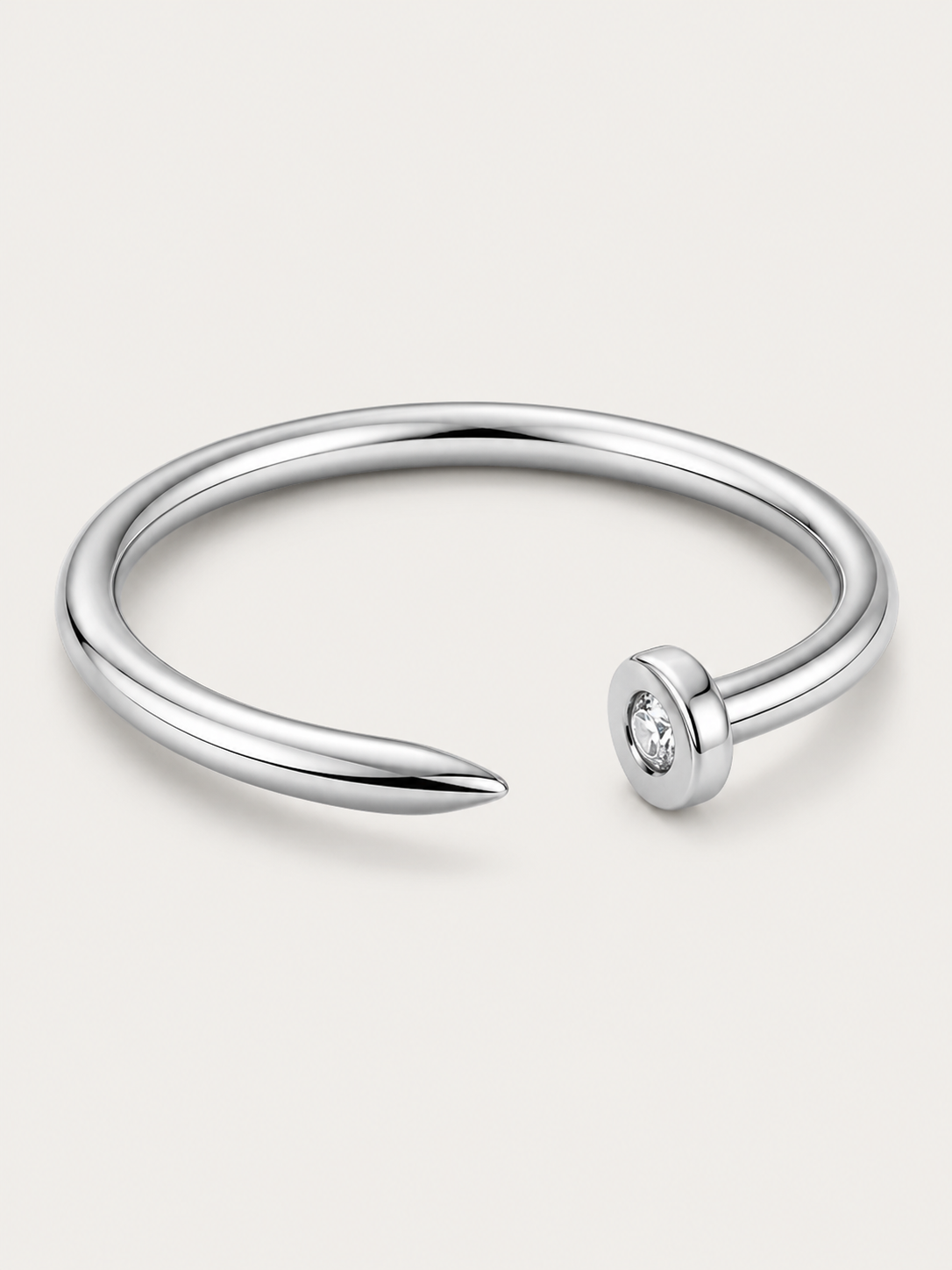 Inel din argint 925 design cui modern