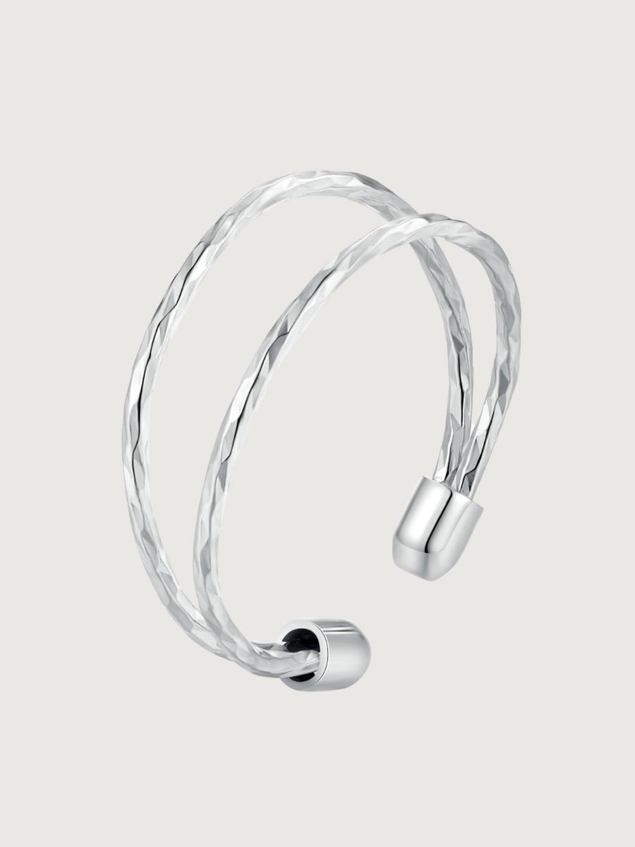 Inel din argint 925 cu design împletit minimalist