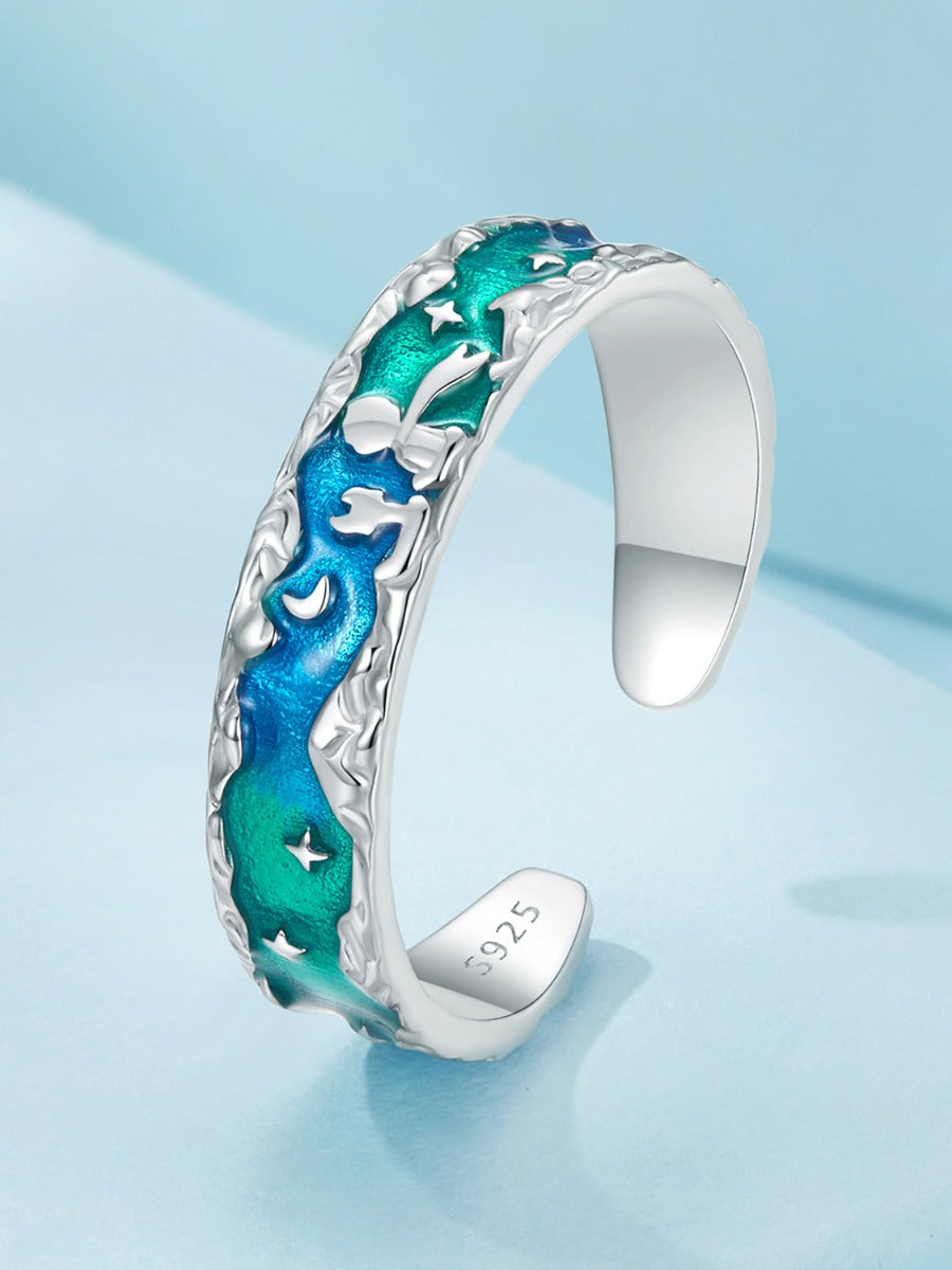 Inel din argint cadou design artistic simbolic