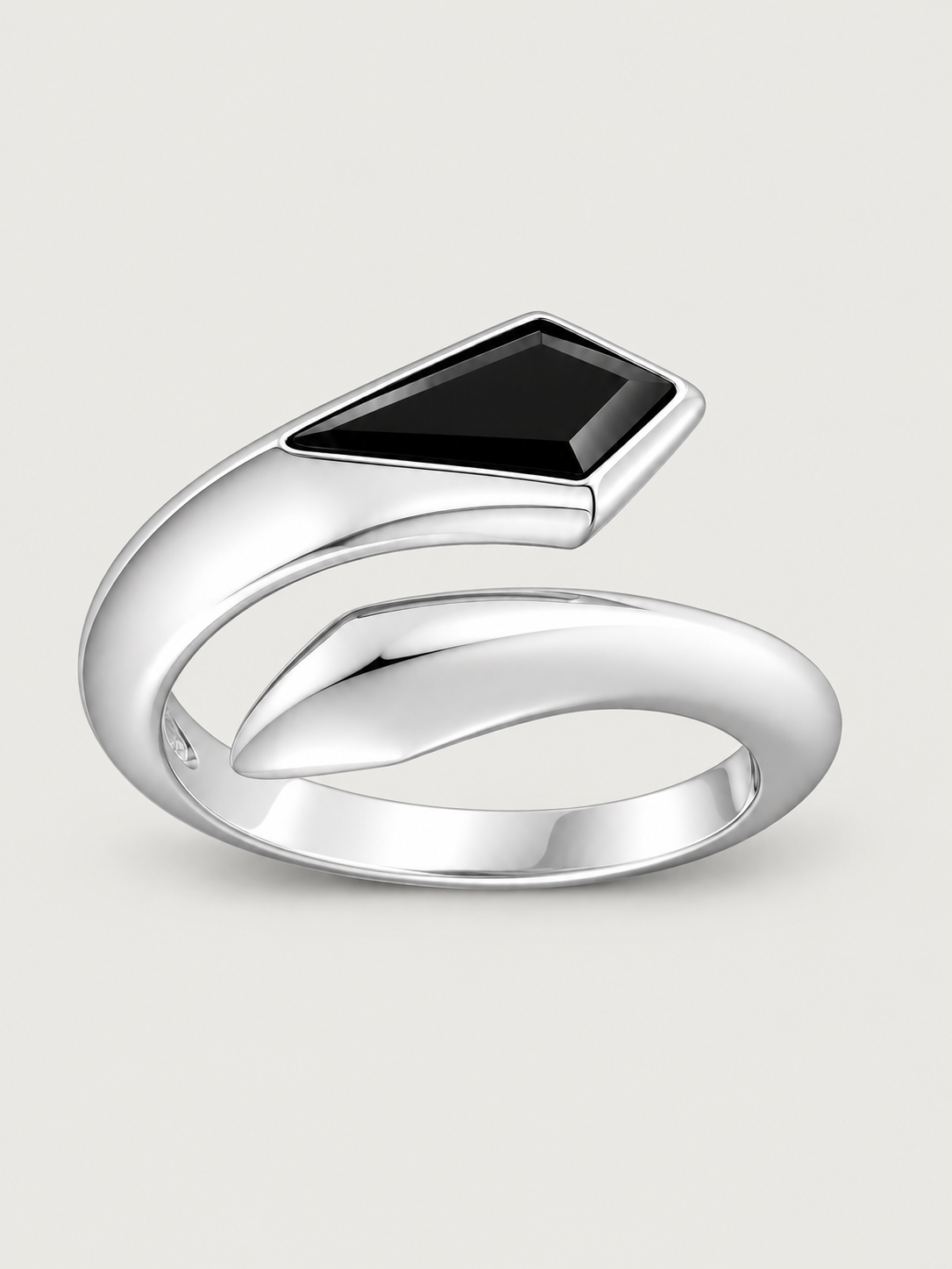 Inel din Argint Silver Black Edge