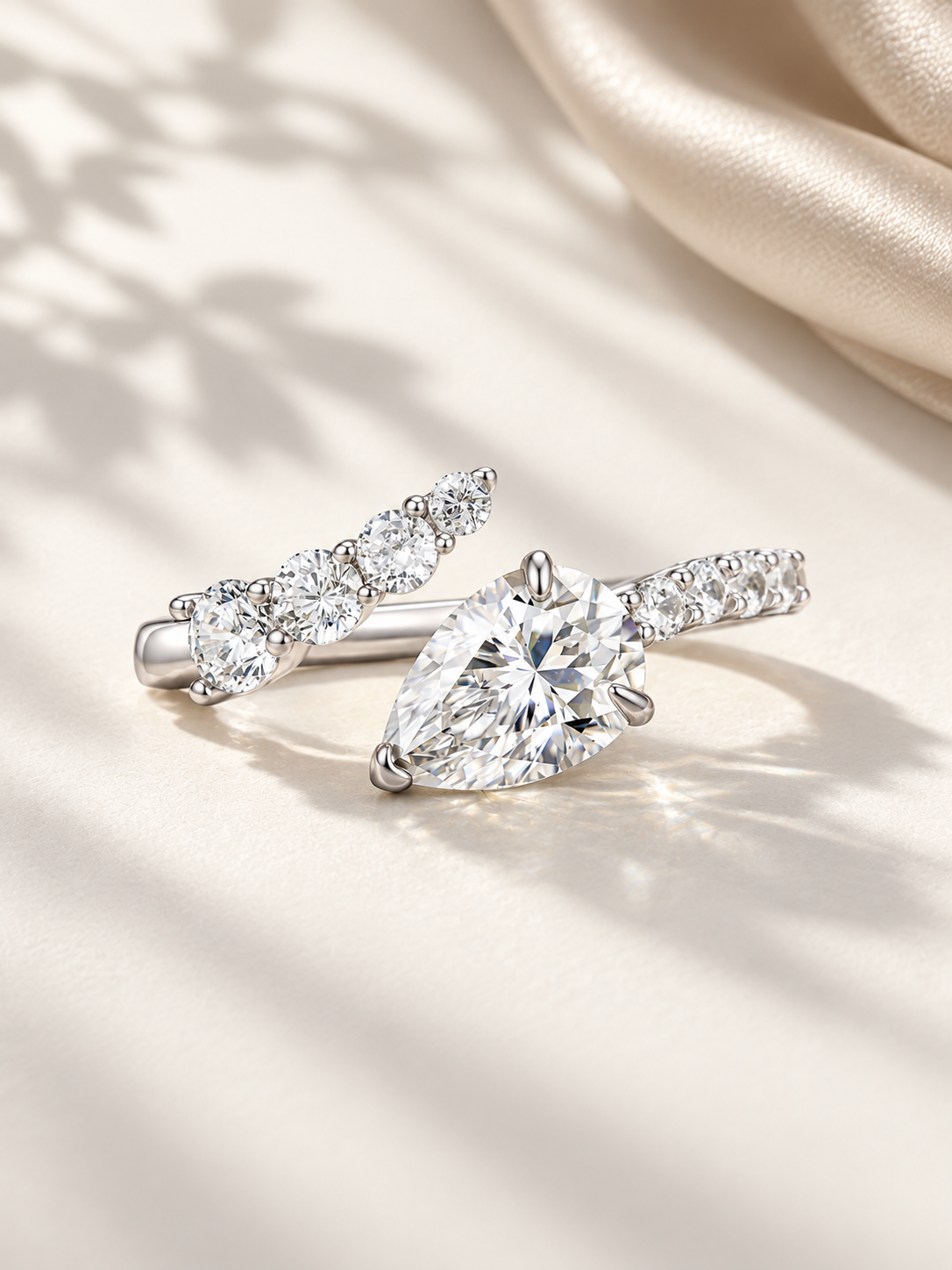 Inel Moissanite Luminous Orbit 1,5 ct