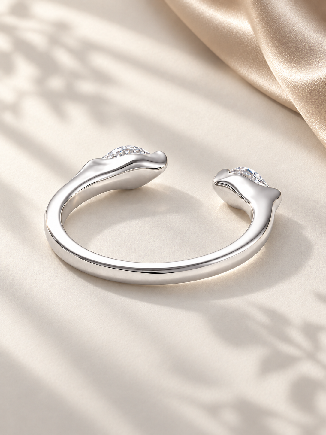 Inel Silver Twin Marquise cu Zirconii 5A