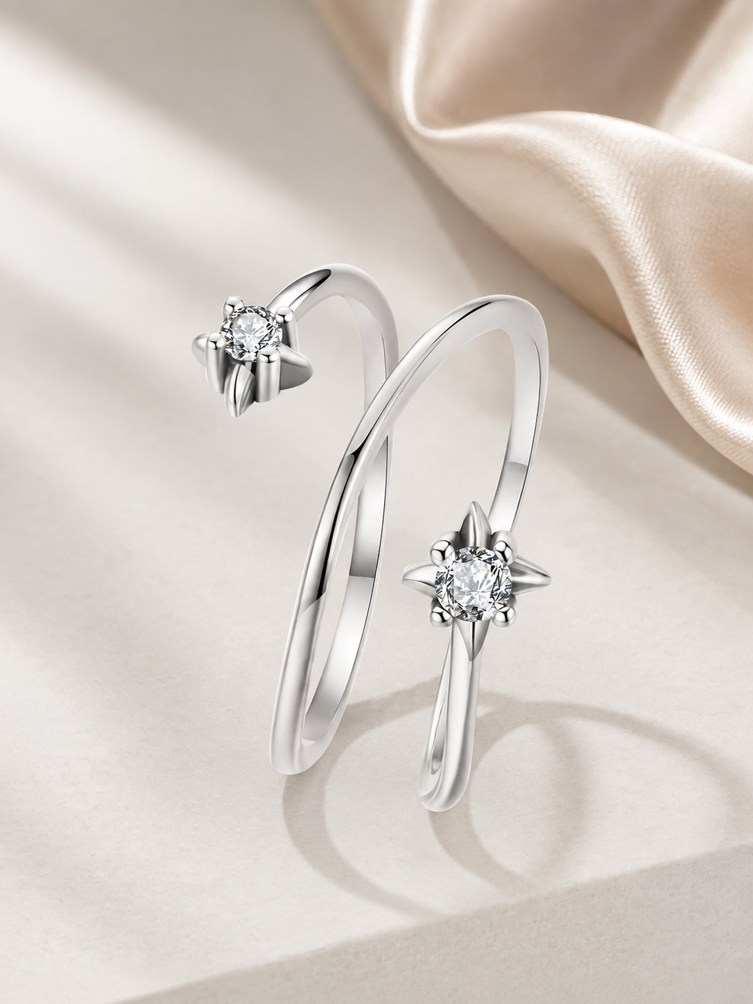 Inel Star Orbit din Argint 925