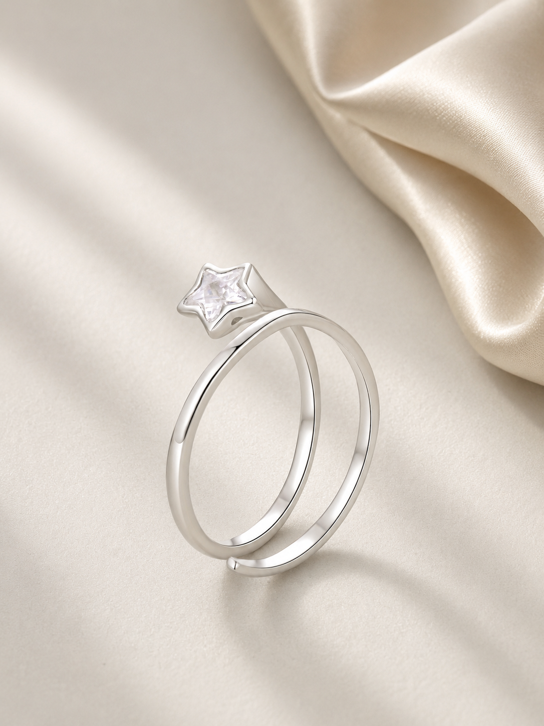 Inel Starlight din Argint 925 cu design deschis