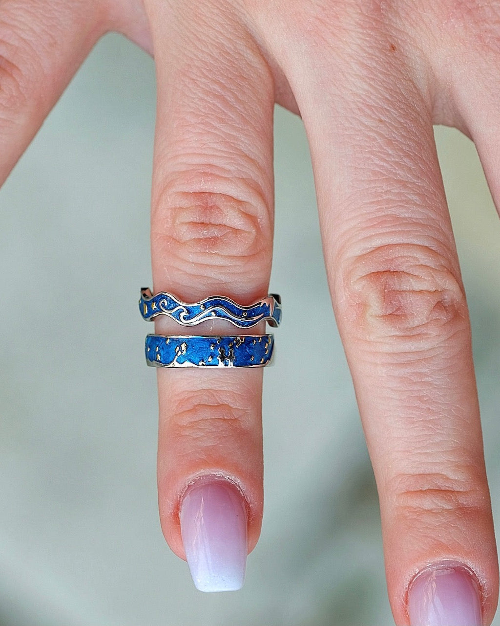 Inel din Argint Starry Sky From Van Gogh