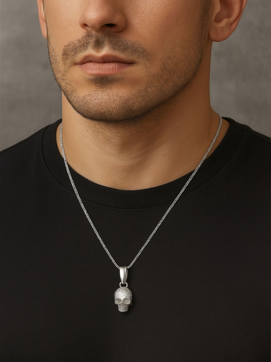 Pandantiv din Argint Men Skull Forge