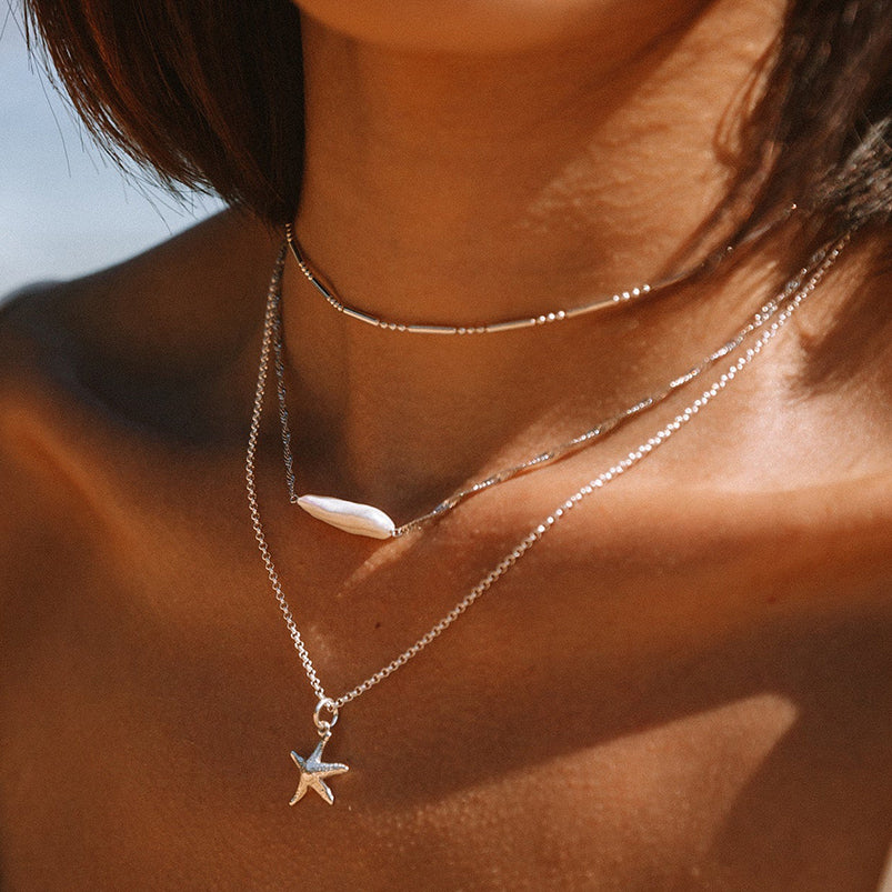 Pandantiv cu Lantisor din Argint Pearls Amnesty