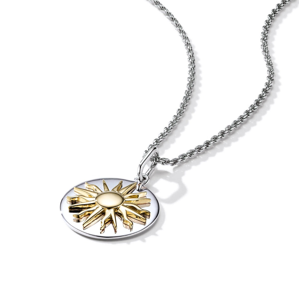 Colier din Argint Radiant Sunburst