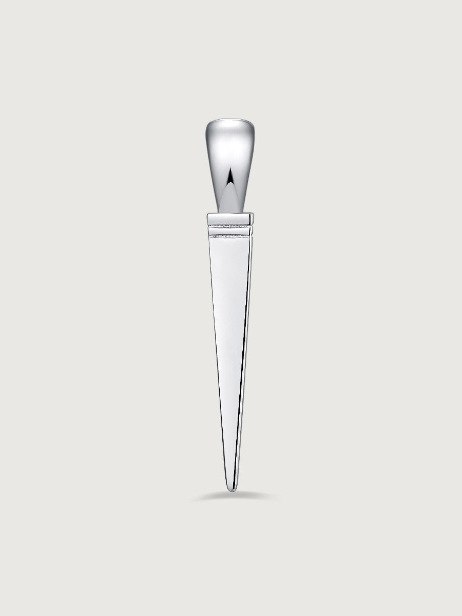 Pandantiv argint minimalist pentru barbati model lama