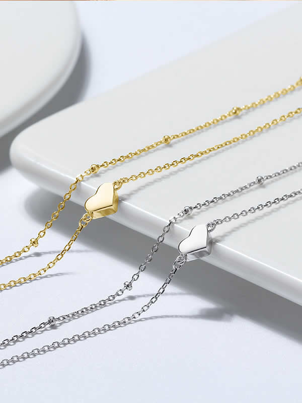 Bratara din Argint Glezna Double Heartbeat