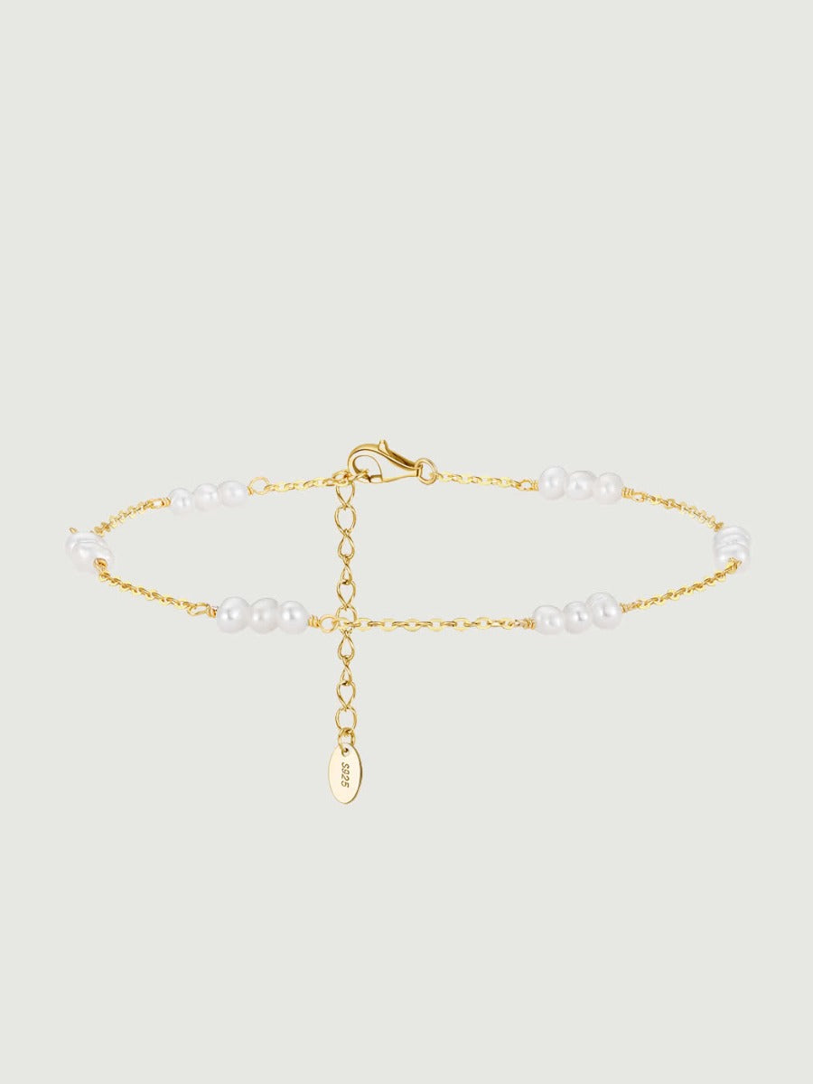 Bratara din Argint Glezna Gold Pearl Whisper