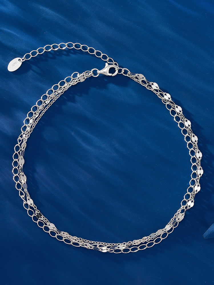 Bratara din Argint Glezna Silver Chain Rhythm