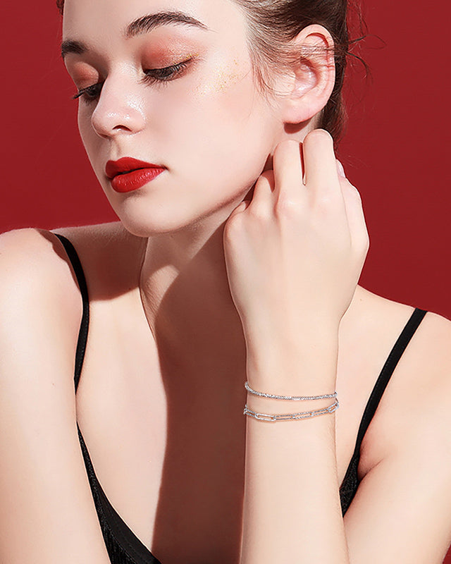 Bratara din argint Serenade of Links