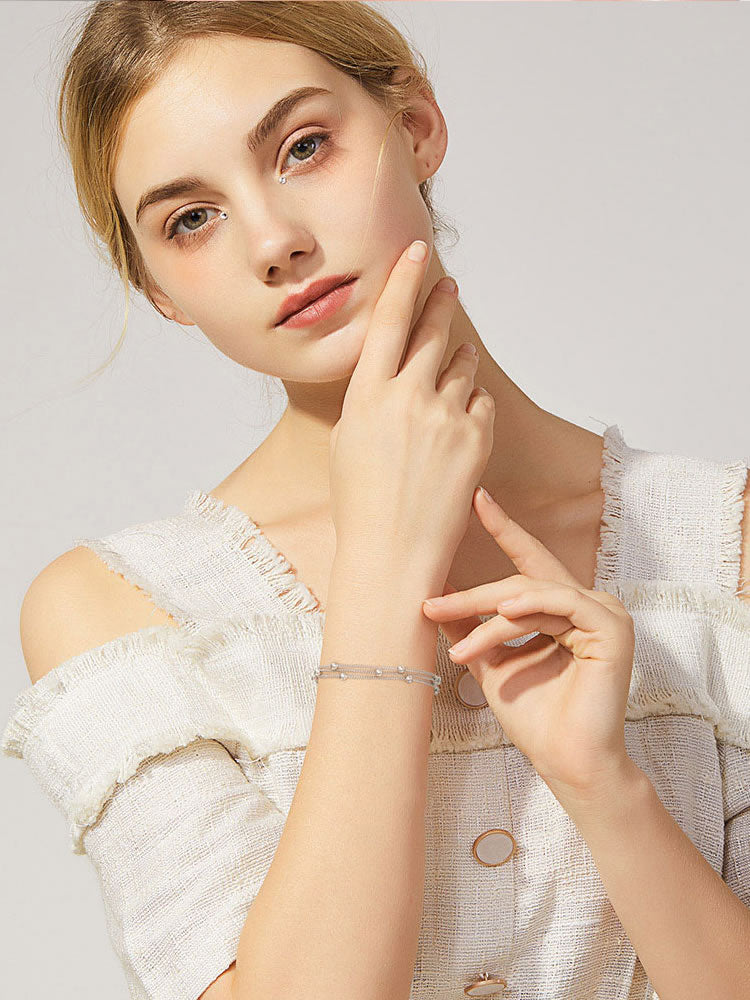 Bratara din argint Trio Luminary