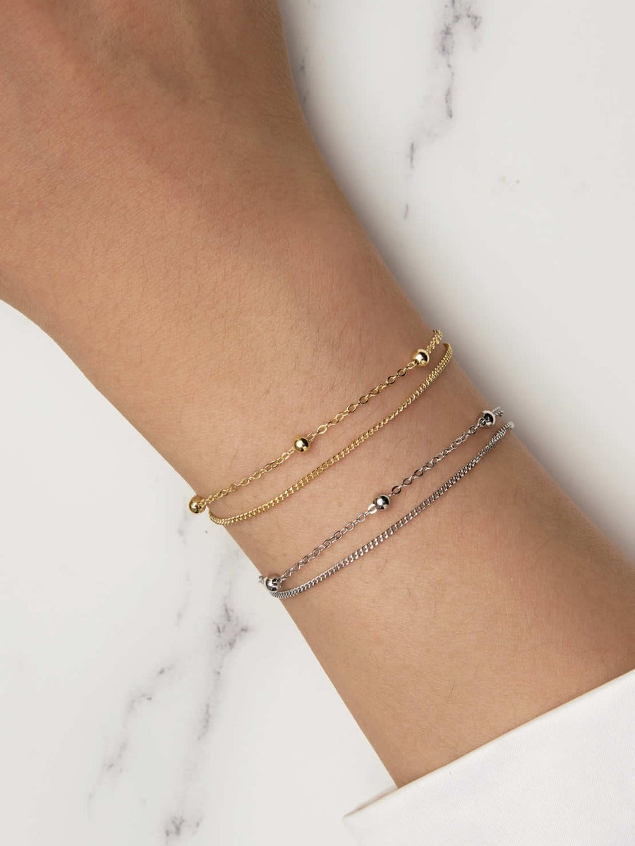 Bratara din argint Golden Harmony