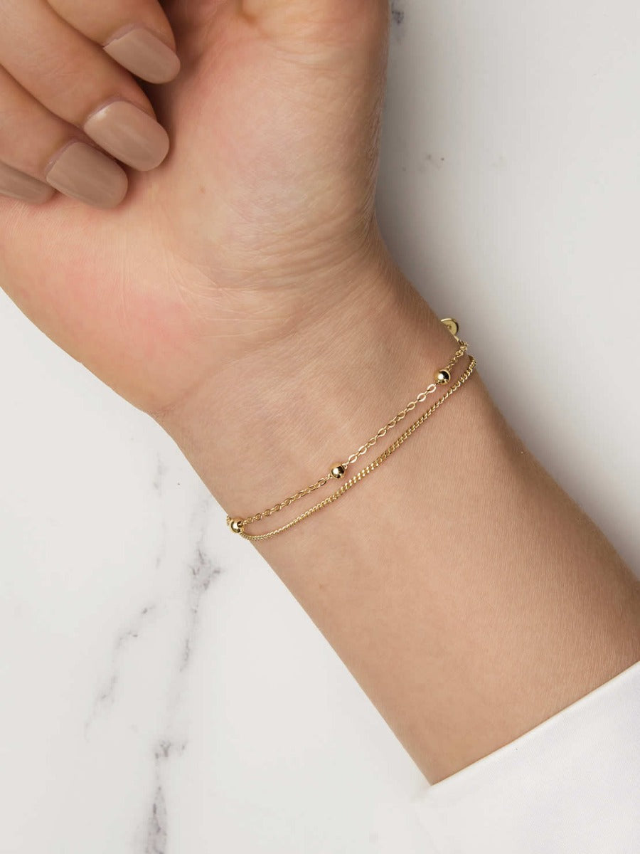 Bratara din argint Golden Harmony