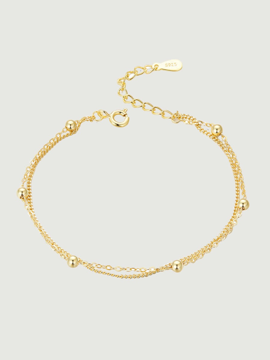 Bratara din argint Golden Harmony