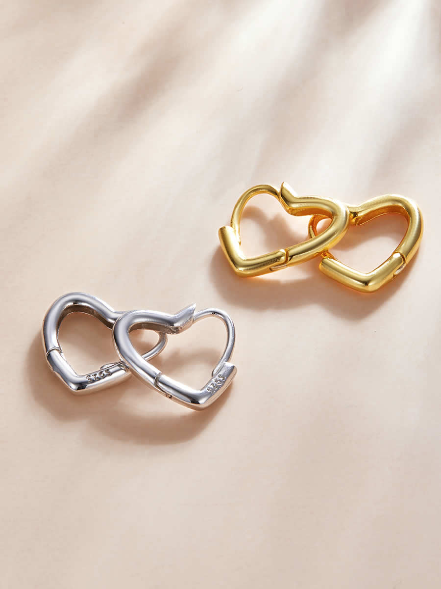 Cercei din Argint Golden Flow