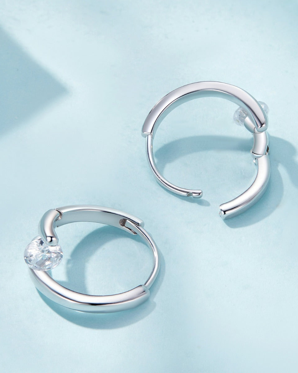 Cercei din Argint Radiant Elegance