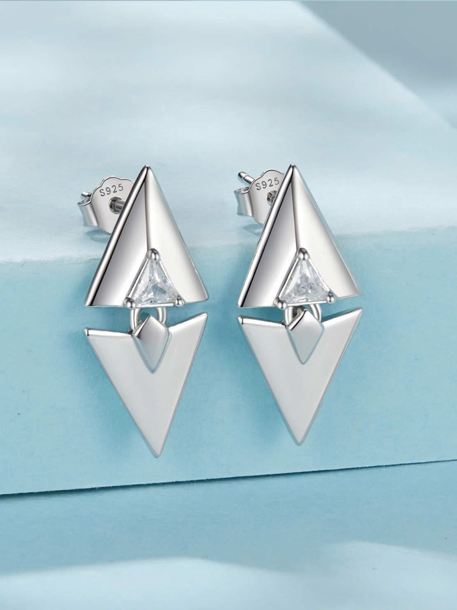 Cercei din Argint Geo Luxe