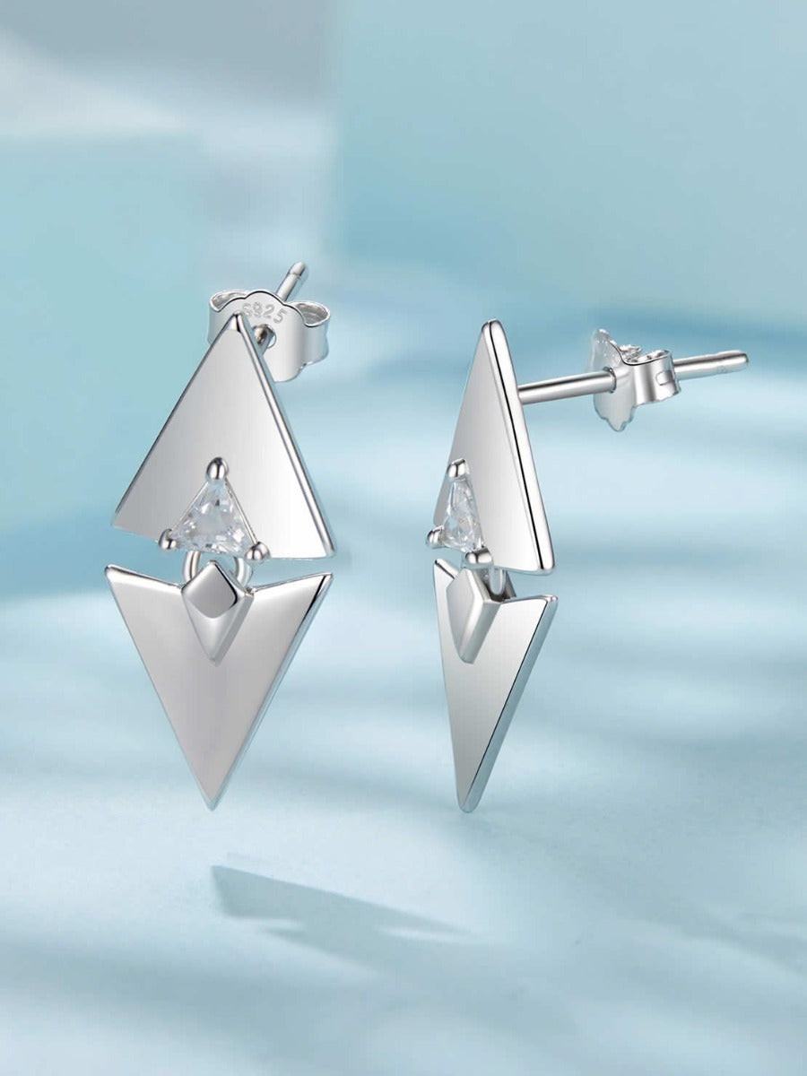 Cercei din Argint Geo Luxe