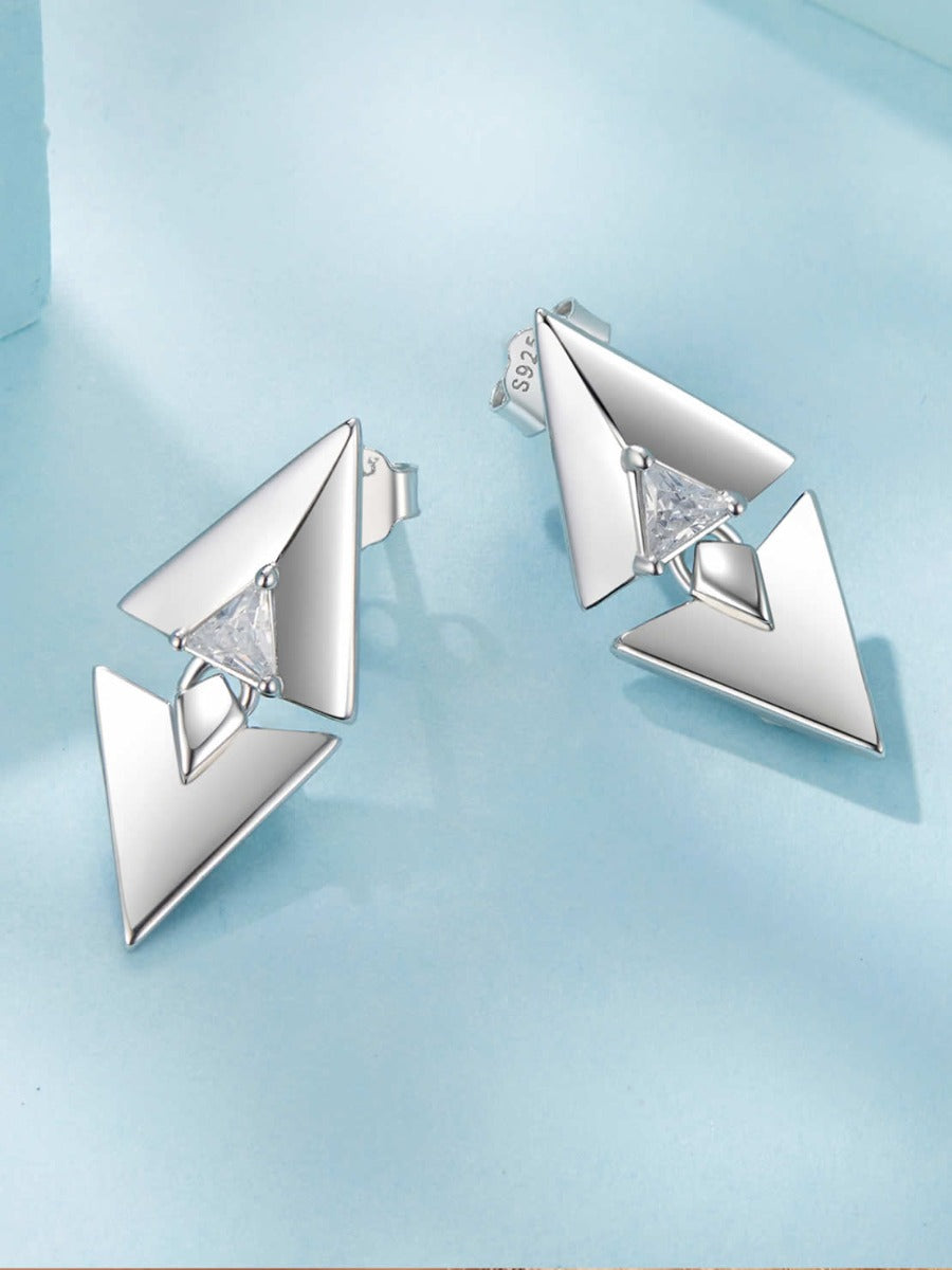 Cercei din Argint Geo Luxe