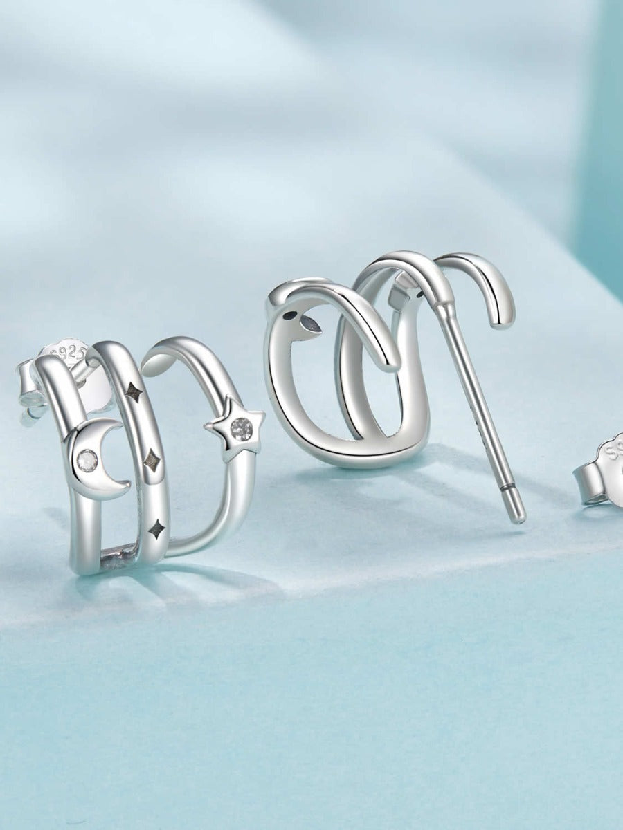 Cercei din Argint Celestial Lines