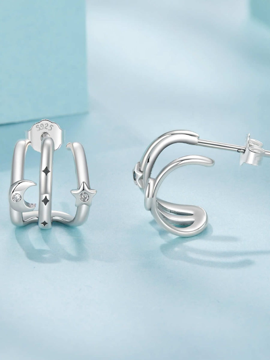 Cercei din Argint Celestial Lines