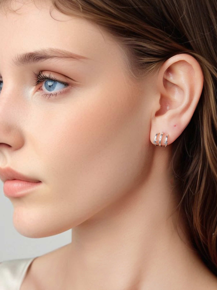 Cercei din Argint Celestial Lines