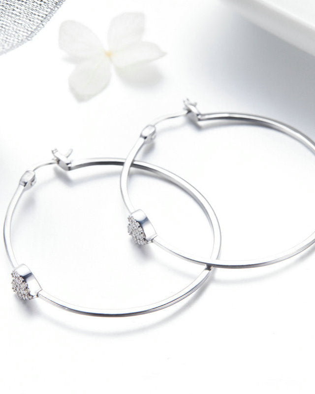 Cercei din Argint Love You