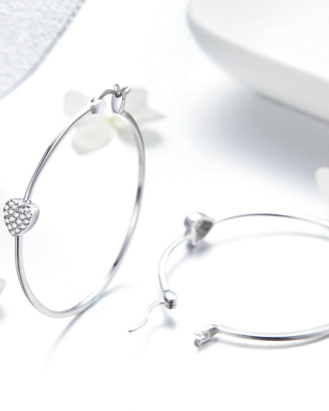 Cercei din Argint Love You