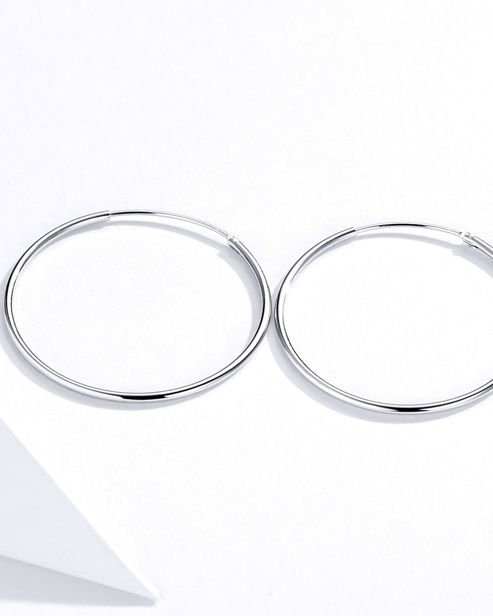 Cercei din Argint Simple Line