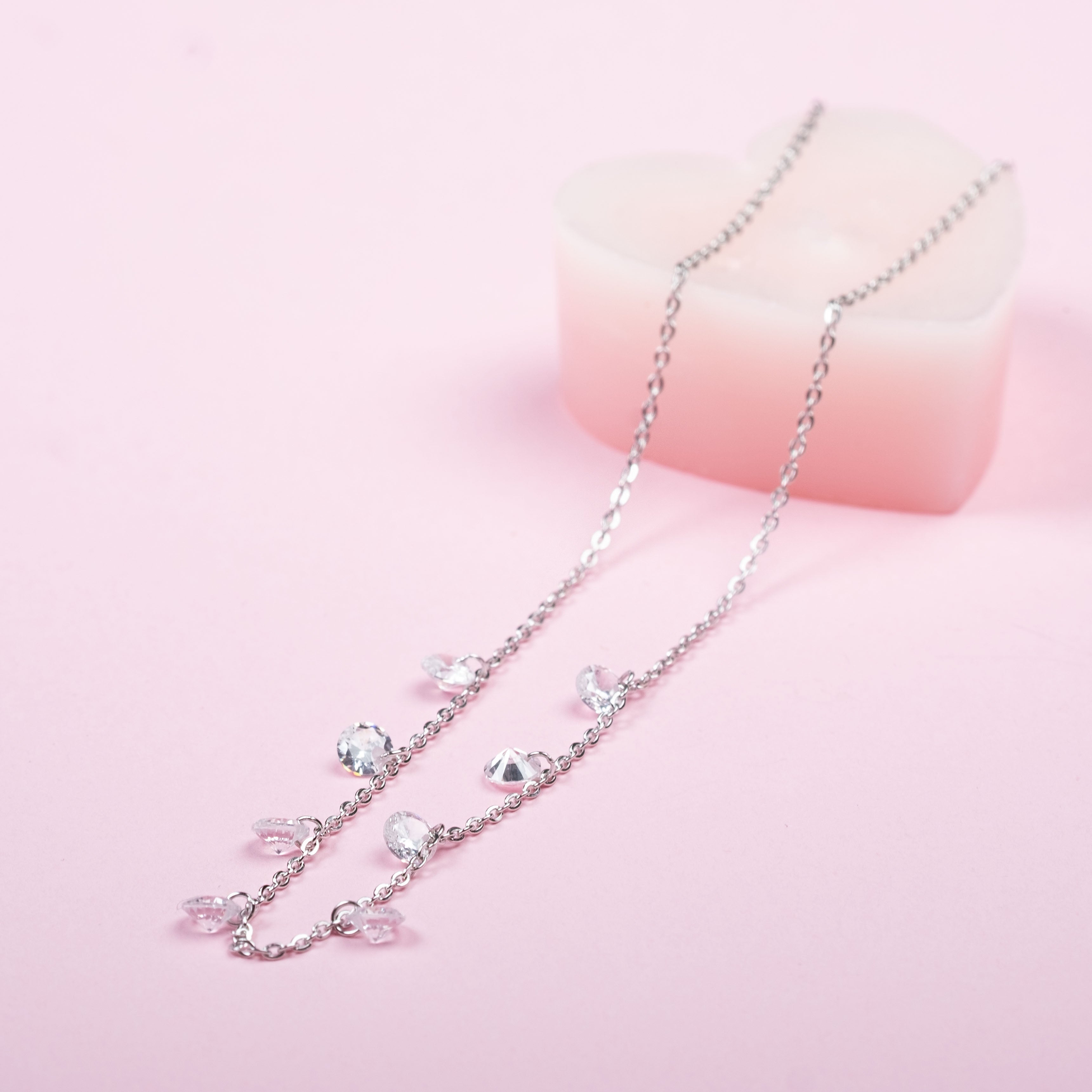 Pandantiv cu Lantisor din Argint Beauty of Simplicity