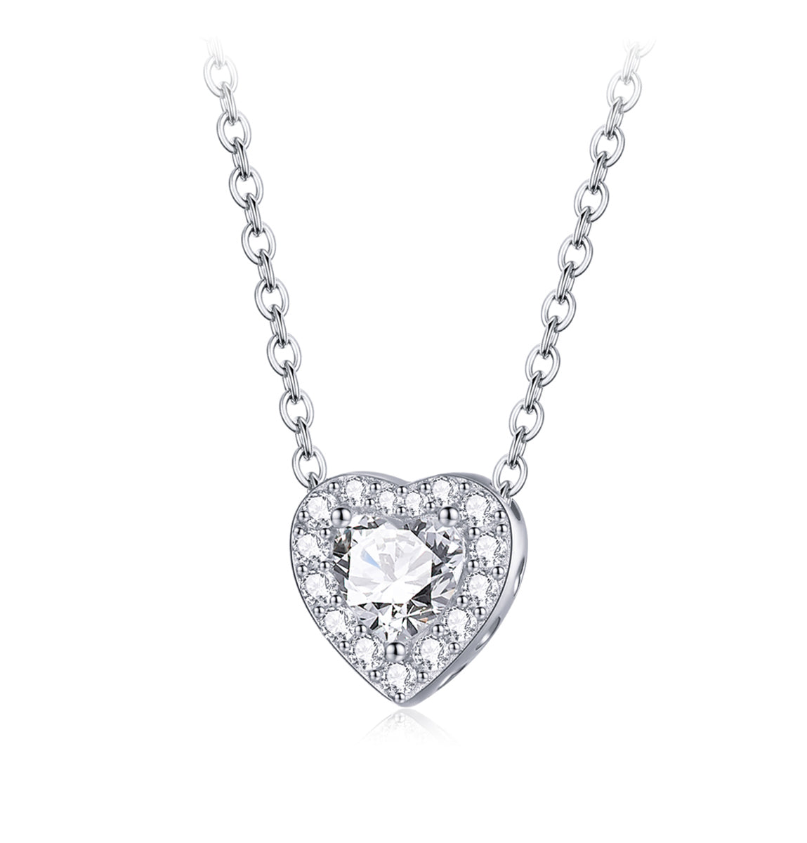 Pandantiv cu Lantisor din Argint Bright Love