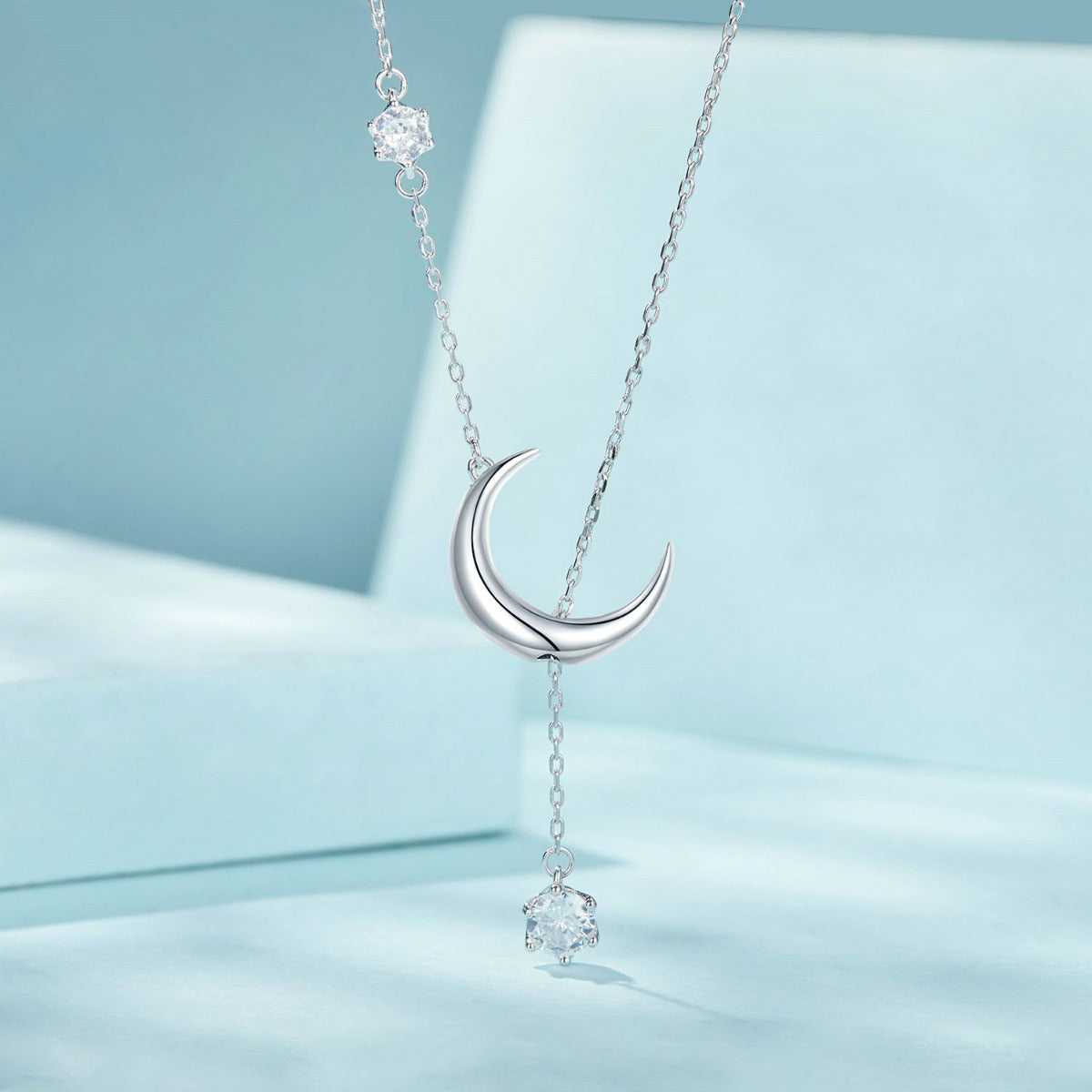 Colier din argint Moon Shape