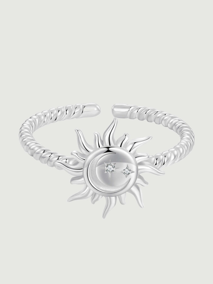 Inel din Argint Sun & Moon Harmony