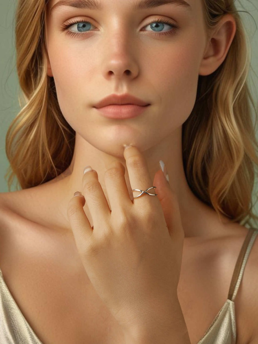 Inel din Argint Infinity Flow
