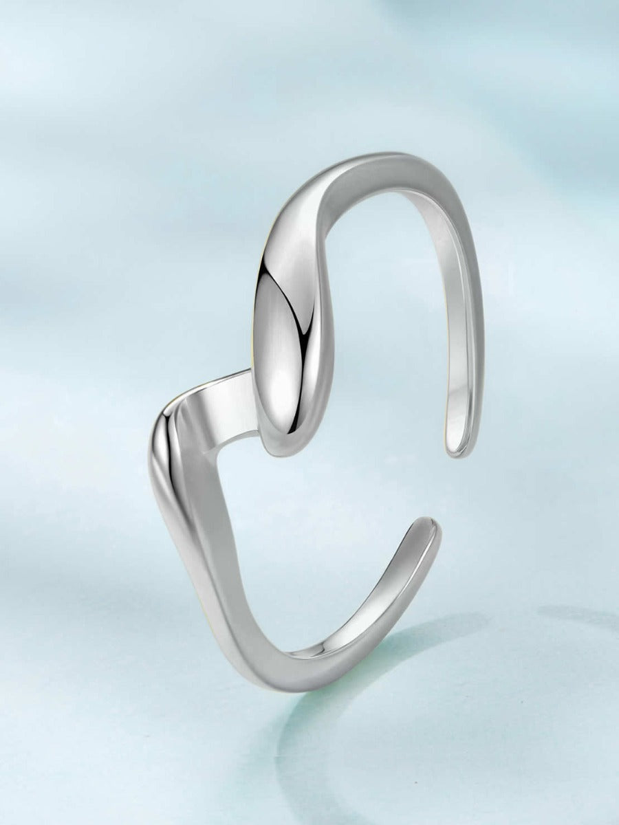 Inel din Argint Fluid Unity Silver