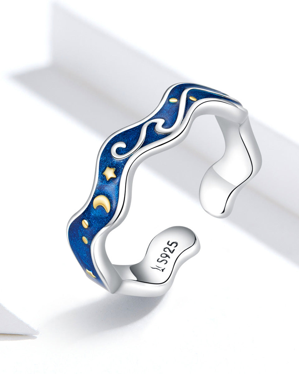 Inel din Argint Starry Sky From Van Gogh
