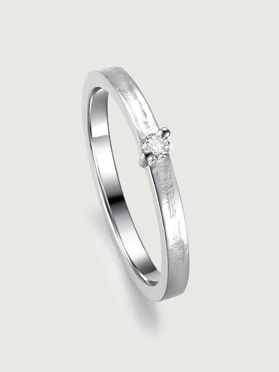 Verighetă aur 14K Elegant Simplicity model minimalist