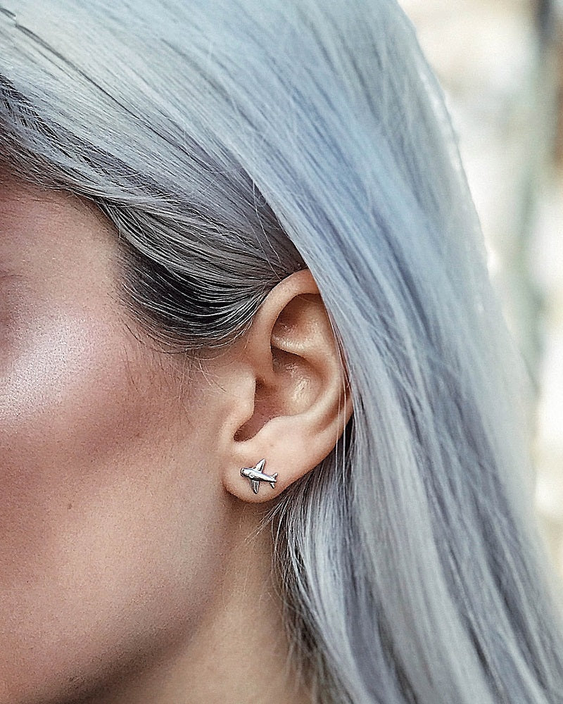 Cercei din Argint Cute Plane
