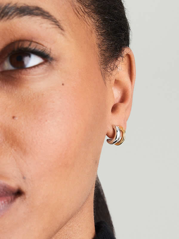 Cercei din Argint Fusion Flow