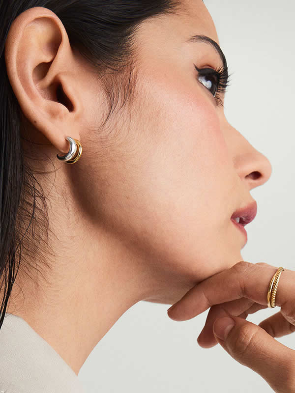 Cercei din Argint Fusion Flow