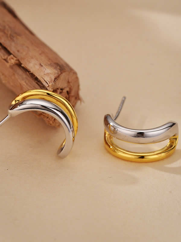 Cercei din Argint Fusion Flow