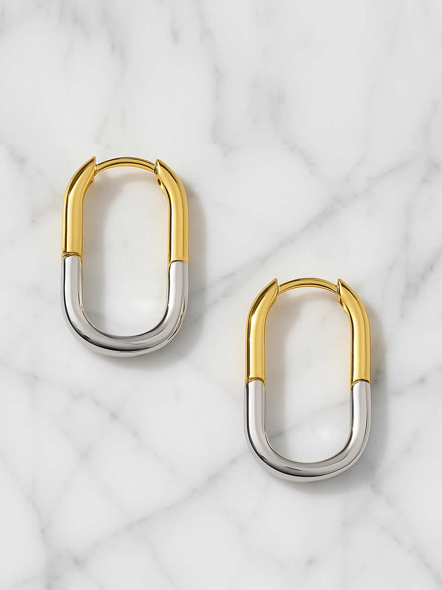 Cercei din Argint Urban Curve