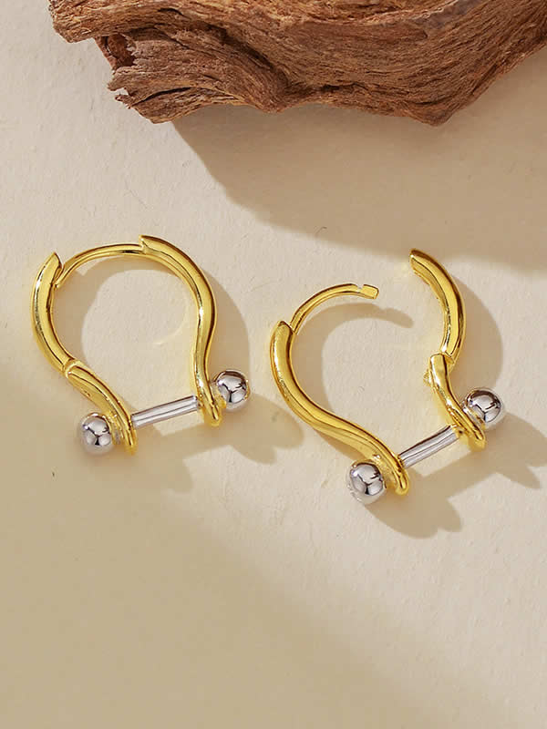 Cercei din Argint Aurora Sculpt