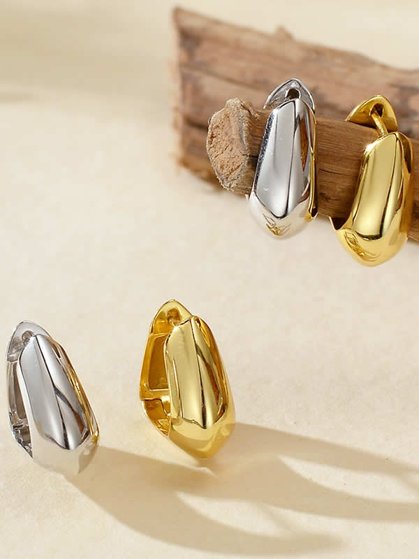 Cercei din Argint Silver Architectural Grace